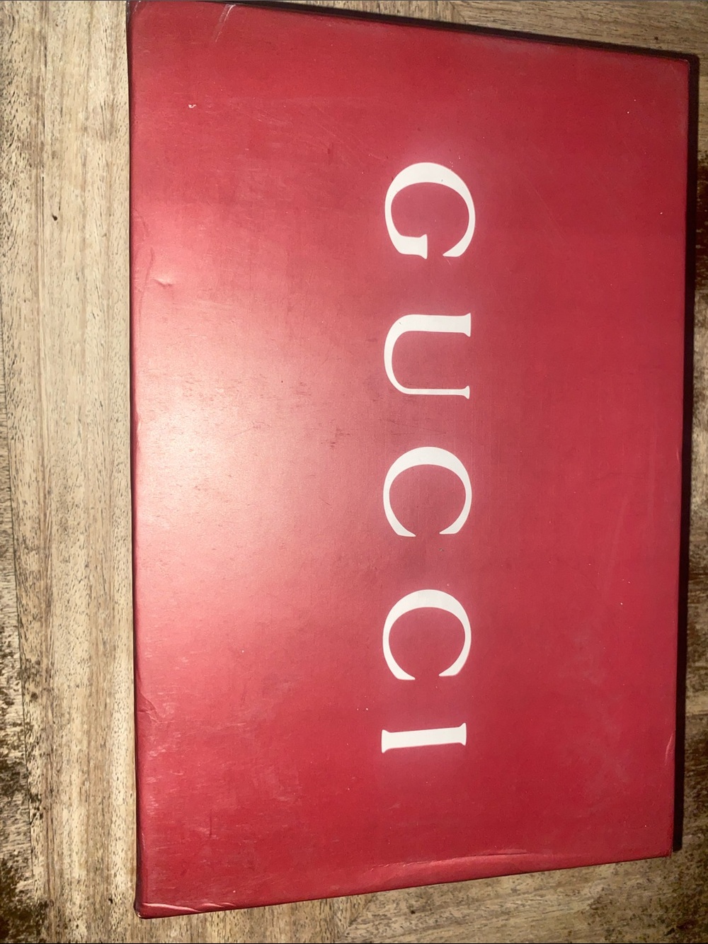 Gucci Red Logo Decorative Box